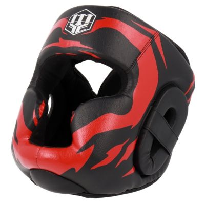 MASTERS KSS-FIGHT-GEAR Boxhelm schwarz und rot