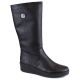 39. Rieker W RKR237B Wasserdichte Lederstiefel mit Lammwolle gefüttert