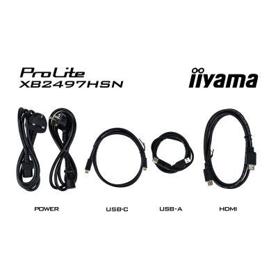 18. iiyama ProLite XB2497HSN-B1 Computermonitor 60,5 cm (23,8") 1920 x 1080 px Full HD LED Schwarz