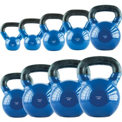 33. Blaue HMS KNV12 Kettlebell aus Gusseisen, 12 kg