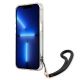 5. Guess GUHCP13LHFLSB iPhone 13 Pro / 13 6.1" Blau/Blau Hardcase Flower Strap