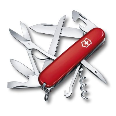 21. Victorinox Huntsman Taschenmesser, 15 f, 91mm, rot