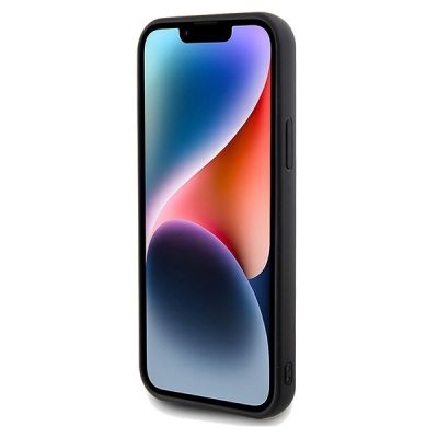 5. Guess Pailletten Script Metallhülle für iPhone 12/12 Pro – Schwarz