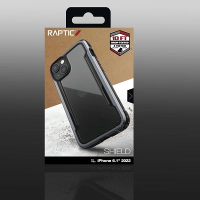 9. Raptic X-Doria Shield Case iPhone 14 gepanzerte Hülle schwarz