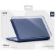 3. Uniq Vero Hülle für MacBook Neo – Halbtransparentes Marineblau