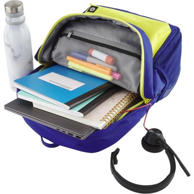 4. HP Campus Rucksack für 15,6"-Notebooks, Blau und Gelb 7J596AA