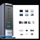10. Joyroom JR-TCM02 Multiport-GaN-Ladegerät 65W EU 4x USB-C 2x USB-A - Dunkelgrau