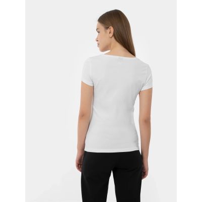 3. Normales, schlichtes Damen-T-Shirt 4F 4FMM00TTSHF731-10S