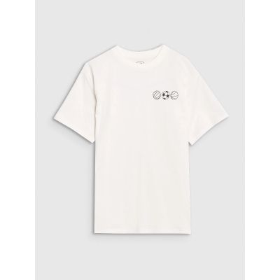 5. Oversize-T-Shirt für Jungen mit Aufdruck 4F 4FJRSS25TTSHM2640-11S