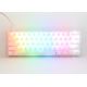 Ducky One 3 Aura White Mini-Tastatur Gaming USB QWERTY American International Weiß