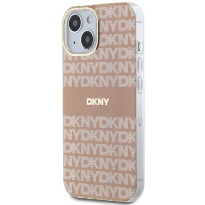 2. DKNY IML Mono & Stripe MagSafe-Hülle für iPhone 15 / 14 / 13 – Rosa