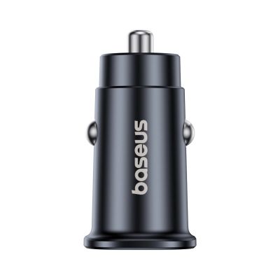 10. Baseus GoTrip USB-C / USB-A 30W Autoladegerät - Schwarz
