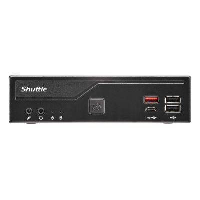 4. Shuttle Slim PC DH810 PC Größe 1,35L Schwarz LGA 1851 (Sockel V1)