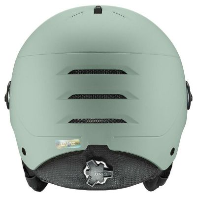 5. Skihelm UVEX Wanted Visor 58–61 cm L grün