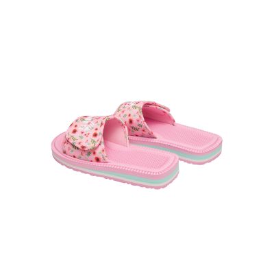 14. Kubota Flip-Flops mit Klettverschluss, mehrfarbig, floral, rosa K25SS-100-001-28-1