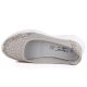 3. Damen-Lederschuhe mit Lochmuster in Beige, S.Barski 7035