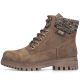 3. Bequeme braune Trapperstiefel für Damen von Rieker, Modell Y7621-25