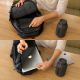 21. Wozinsky Fahrrad-Gepäckträgertasche, Fahrradrucksack mit Rahmen, 2-in-1, 40l, schwarz (WBB33BK)
