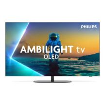 Philips OLED 4K Ambilight 48OLED820/12 48" Smart TV mit Google TV, Grau