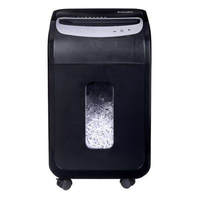 3. Activejet ASH-2502C Aktenvernichter, P-4, 28 l, 4 x 40 mm Schnipsel, 25 Blatt, schwarz