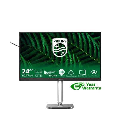 11. Philips 5000 Serie 24B2G5200/00 Computermonitor 60,5 cm (23,8") 1920 x 1080 px Full HD LCD Anthrazit