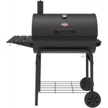 Char-Griller Pro Deluxe Fassgrill Holzkohle (Brennstoff) Schwarz