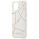 5. Guess Gold Chain Collection iPhone 12 Pro Max 6,7" Hülle - Weiß
