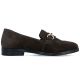 2. Braune Damen-Loafer aus Wildleder, Modell Rieker 46262-25