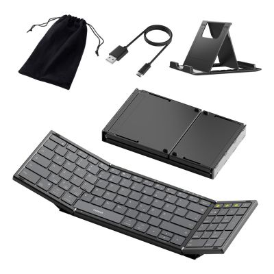 2. Inateck N0135_BLACK Bluetooth-Tastatur für Zuhause/Büro, Schwarz