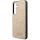 6. Guess Glitter Script Hülle für Samsung Galaxy S24 – Gold