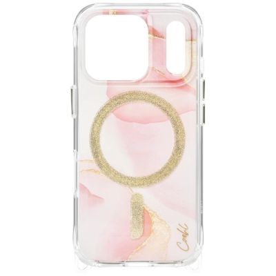 2. Uniq Coehl Aeris Hülle für iPhone 17 Pro, magnetische Aufladung, Pink