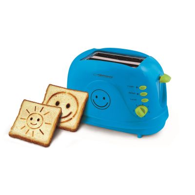 Esperanza Smiley EKT003B Toaster (750W; blau)