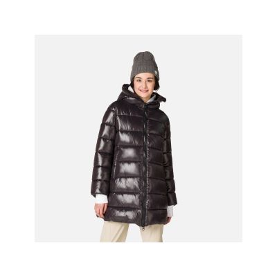 Rossignol W Shiny Parka Jacke Schwarz