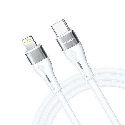 4. Wozinsky WSTCL1 Lightning / USB-C PD 27W Kabel 1 m - Weiß