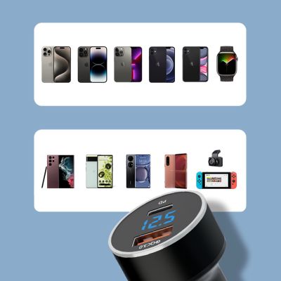 14. Wozinsky WDCCAC USB-C USB-A 36W Autoladegerät - Schwarz