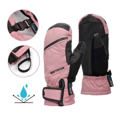 7. Winterhandschuhe Meteor Hazy M rosa/schwarz
