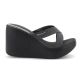 6. IPANEMA HIGH FASHION II SLIDE FEM SCHWARZ/GLITZER/BEIGE 83646-BQ589