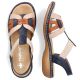 3. Bequeme Rieker W RKR662 mehrfarbige Sandalen