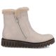 16. Damen-Stiefeletten mit Fellfutter, beige, Rieker Y3481-60
