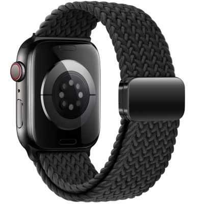 2. Tech-Protect Nylonmag-Armband für Apple Watch 4/5/6/7/8/9/SE (38/40/41 mm) – Schwarz