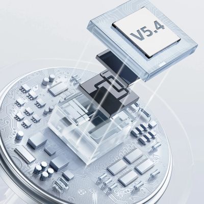 7. Dudao U21 TWS ANC ENC Bluetooth-Kopfhörer, kabellos, Schwarz