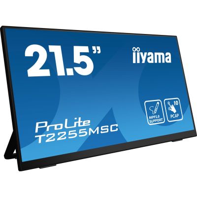 iiyama ProLite T2255MSC-B1 Computermonitor 54,6 cm (21,5") 1920 x 1080 px Full HD LCD-Touchscreen Schwarz