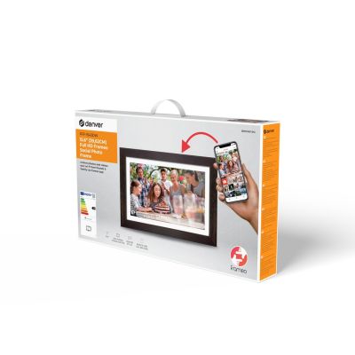7. Denver PFF-1543DW Digitaler Bilderrahmen, braun, 39,6 cm (15,6 Zoll), Touchscreen, WLAN