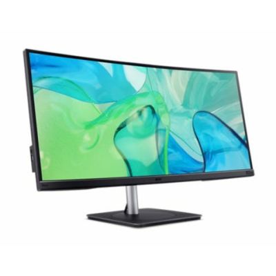 2. Acer CB343CUR Computermonitor 86,4 cm (34") 3440 x 1440 Pixel UltraWide Quad HD LED Schwarz, Silber