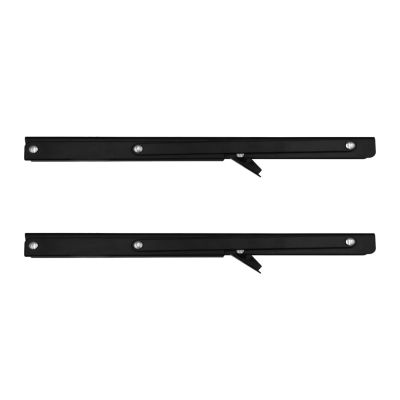 7. MACLEAN Klappbare Wandregalhalterung, min. 300 mm, max. 600 mm, max. 50 kg, 2 Stück, Größe M