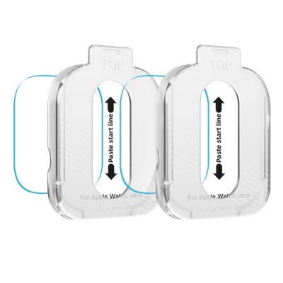3. Tech-Protect Easy Set+ Panzerglas 2er-Pack für Apple Watch Ultra 1/2 49 mm – Klar
