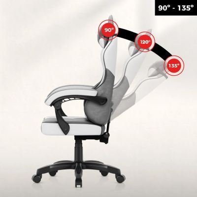 5. Huzaro Force 2.7 Grauer Gaming-Stuhl