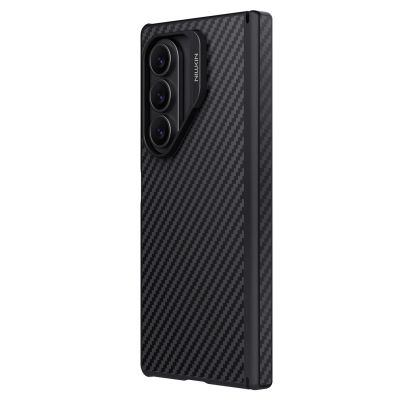 3. Nillkin Synthetikfaser Pro Magnethülle für Samsung Galaxy Z Fold 7, kompatibel mit MagSafe – Schwarz