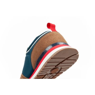 7. Lee Cooper Herren-Sneaker, modisch, bequem, strapazierfähig, marineblau, braun