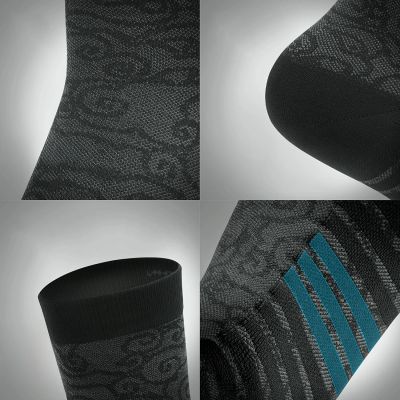 3. Rockbros 490025003 ROAD TO SKY Socken, Größe 43-46, schwarz